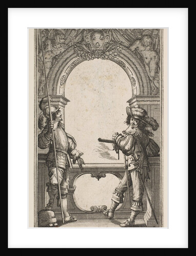 Frontispiece to Les Gardes Françaises, 1632 by Abraham Bosse