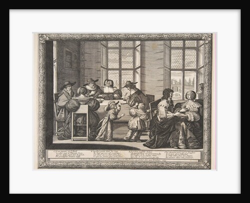 The Marriage Contract, 1633 by Abraham Bosse