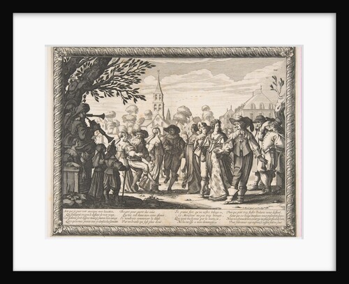 Dance on the Village Square, ca. 1633 by Abraham Bosse