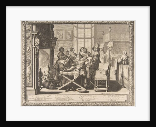Childbirth, 1633 by Abraham Bosse