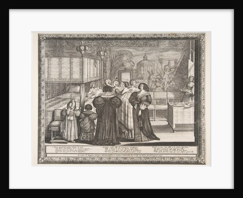 Return from the Christening, 1633 by Abraham Bosse