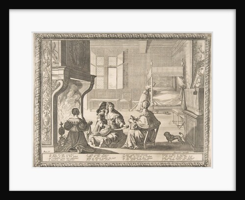 Visit of the Nursemaid, 1633 by Abraham Bosse