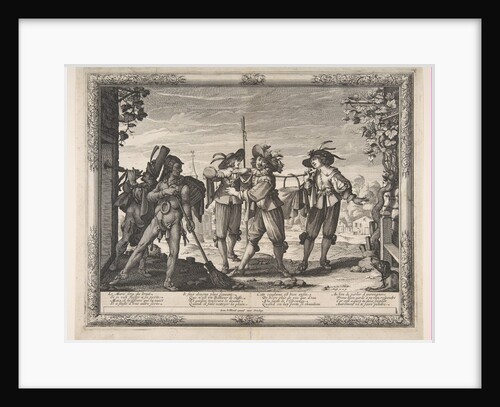 The Hotpot Carried to the Newlyweds; or The Racket, ca. 1633 by Abraham Bosse