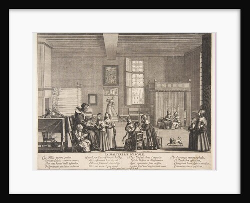 The School Mistress, ca. 1638 by Abraham Bosse
