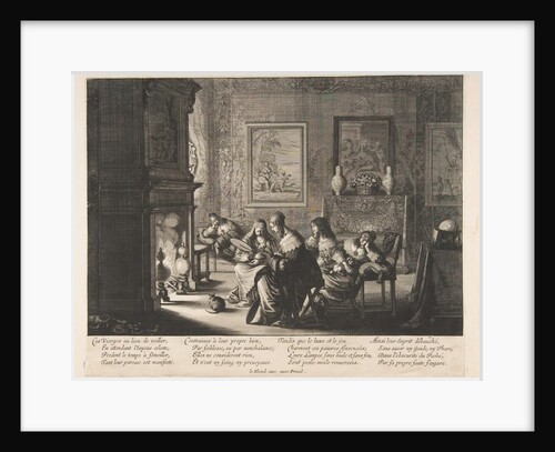 Foolish Virgins Sleeping, ca. 1635 by Abraham Bosse