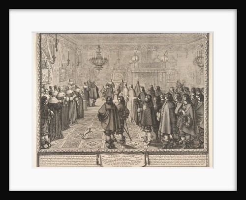 Ceremony of the Contract of Marriage between Wladyslaw IV, King of Poland, and Marie Louis…, 1645 by Abraham Bosse