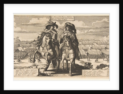 The French Forces: Louis XIII and Gaston d'Orléans, ca. 1630 by Abraham Bosse