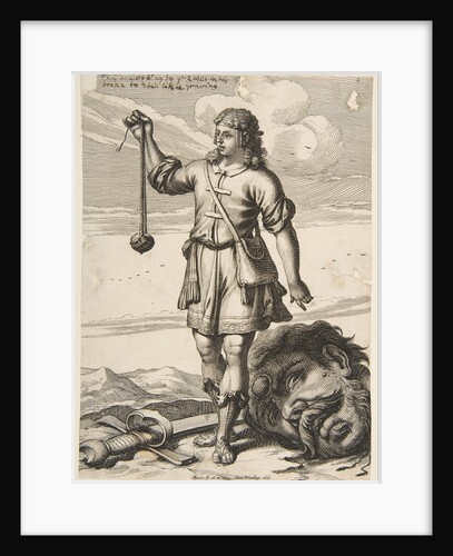 David with the Head of Goliath, 1651 by Abraham Bosse