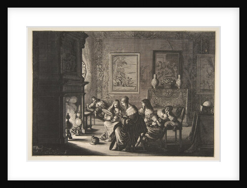 Foolish Virgins Sleepin by Abraham Bosse