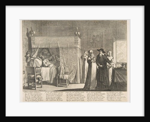 Death of the Rich Man by Abraham Bosse