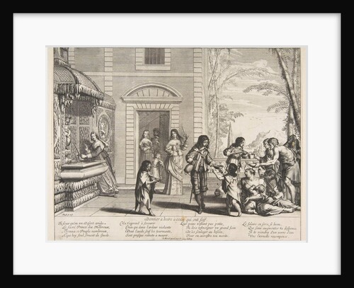 Giving Drink to the Thirsty by Abraham Bosse