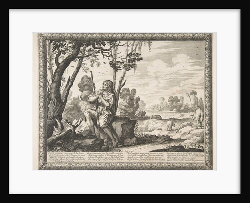 The Prodigal Son Guarding Pigs, ca. 1636 by Abraham Bosse