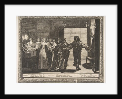 The Bride Taken Home, 1633 by Abraham Bosse