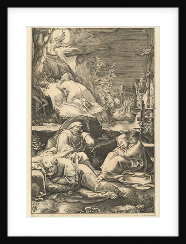 The Agony in the Garden, from The Passion of Christ, ca. 1598-1653 by Abraham Hogenberg