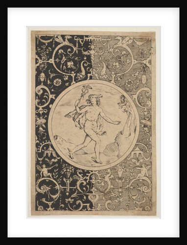 Mercury in a Decorative Frame with Grotesques, ca. 1600-1630 by Unknown