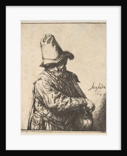Hurdy Gurdy Man, 1647 by Adriaen van Ostade