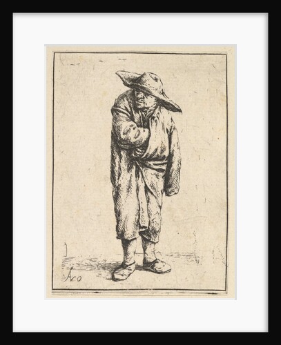 Peasant Wrapped in his Cloak, 1610-85 by Adriaen van Ostade
