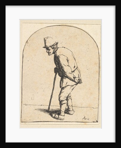 Peasant with Stick, 1610-85 by Adriaen van Ostade