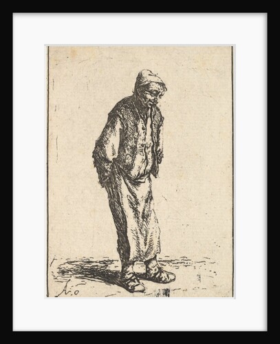 Peasant with Hands Behind his Back, 1610-85 by Adriaen van Ostade