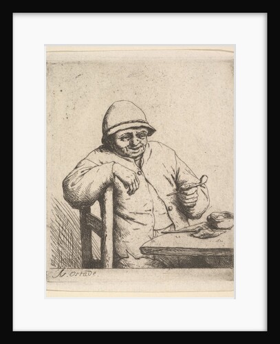 Peasant with a Pipe, 1640-80 by Adriaen van Ostade