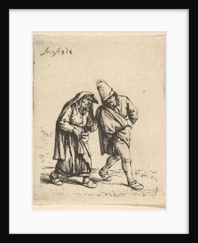 Man and Woman Walking, 1610-85 by Adriaen van Ostade
