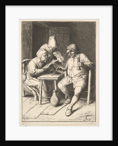 Singing Couple and Violin, 1610-85 by Adriaen van Ostade