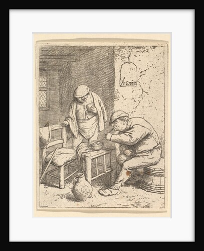 The Smoker and the Drinker, 1682 by Adriaen van Ostade