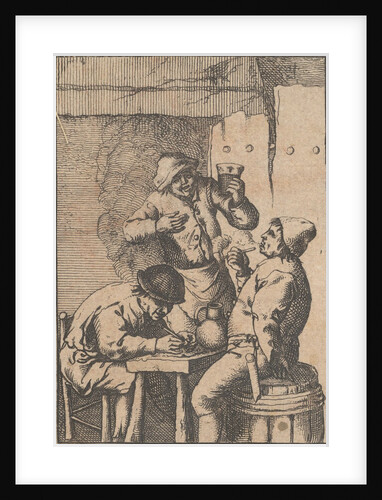 Singer Standing Between Two Smokers, 1610-85 by Unknown