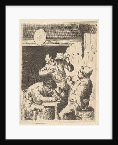 Singer Standing Between Two Smokers, 1610-85 by Unknown