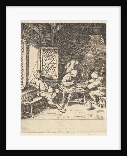 Tric Trac Players, 1610-85 by Unknown