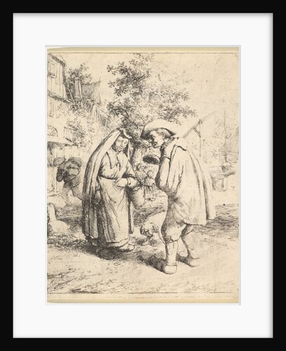 Man Talking to a Woman, 1610-85 by Adriaen van Ostade