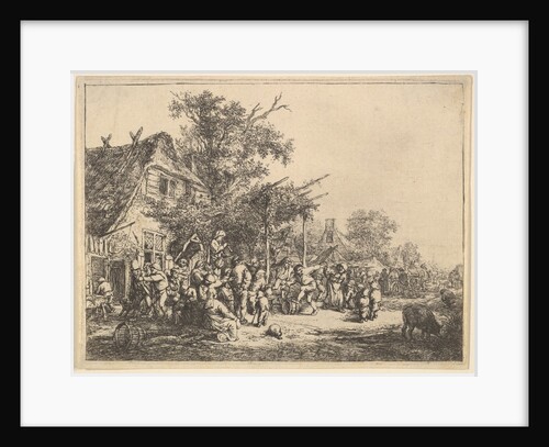 Dance Under the Trellis, 1610-85 by Adriaen van Ostade