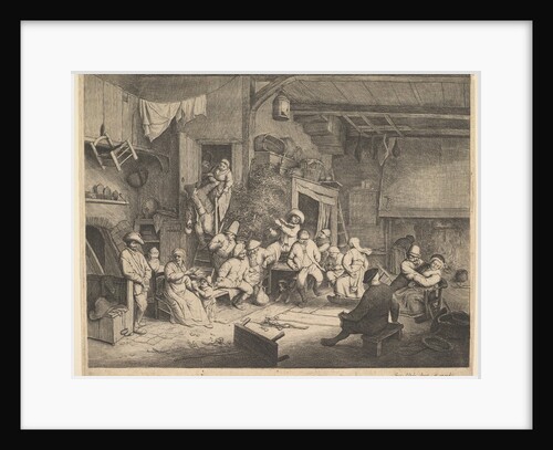 The Dance at the Inn, 1652 by Adriaen van Ostade