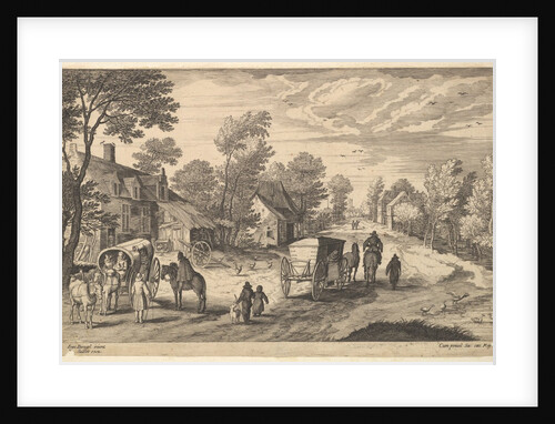 Path Through a Village by Aegidius Sadeler II