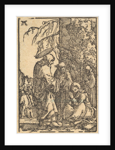 Christ Taking Leave of His Mother, from The Fall and Salvation of Mankind Through the …, ca. 1513 by Albrecht Altdorfer