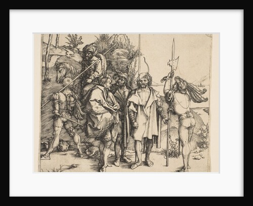 Five Foot Soldiers and a Mounted Turk, ca. 1495 by Albrecht Dürer