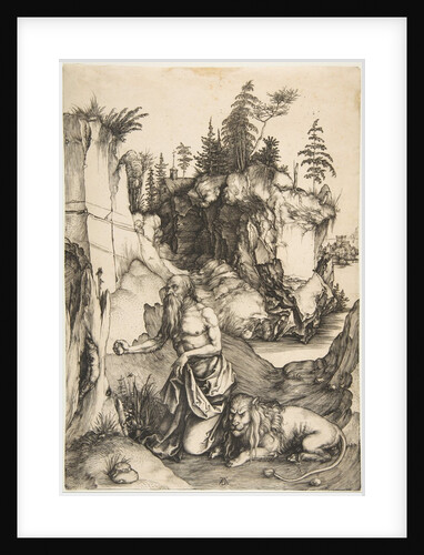 Saint Jerome Penitent in the Wilderness, ca. 1496 by Albrecht Dürer
