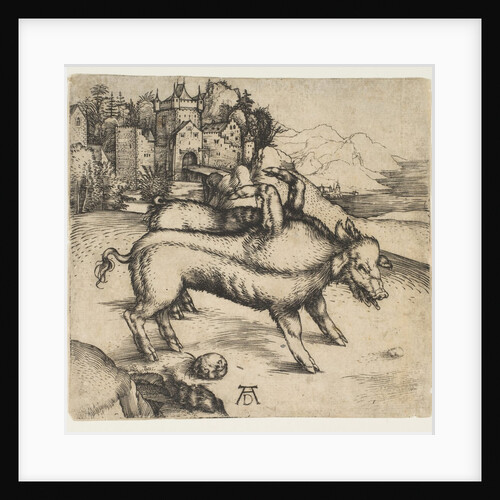 The Monstrous Pig of Landser, ca. 1496 by Albrecht Dürer