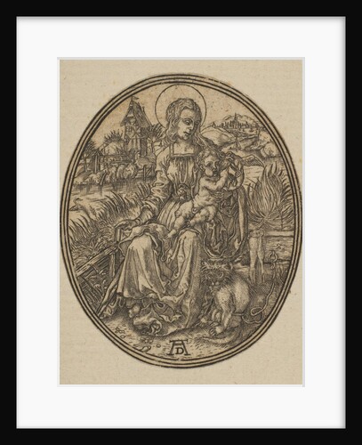Virgin and Child with the Monkey by Unknown