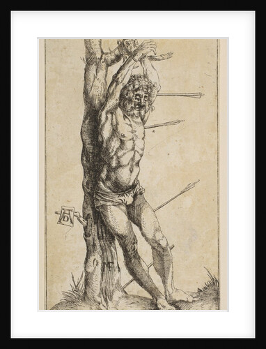 Saint Sebastian Tied to a Tree by Unknown