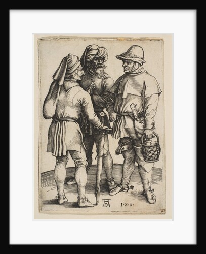 Three Peasants in Conversation, ca. 1497 by Albrecht Dürer