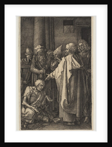Saint Peter and Saint John at the Gate of the Temple, from The Passion, 1513 by Albrecht Dürer