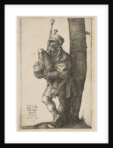 The Bagpiper, 1514 by Albrecht Dürer