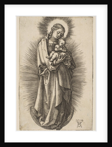 Virgin and Child on the Crescent with a Diadem, 1514 by Albrecht Dürer