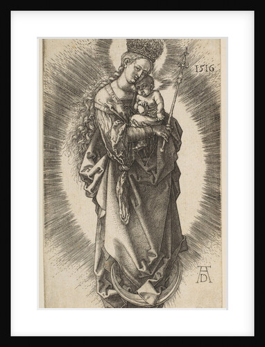 Virgin on the Crescent with Scepter and Starry Crown, 1516 by Albrecht Dürer