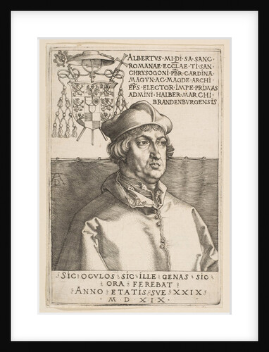 Cardinal Albrecht of Brandenburg, 1519 by Albrecht Dürer