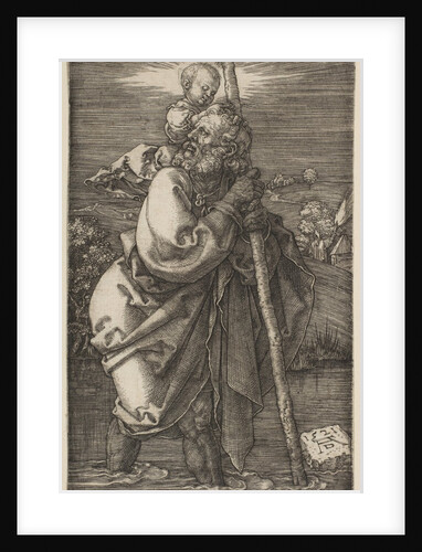 Saint Christopher Facing Left, 1521 by Albrecht Dürer