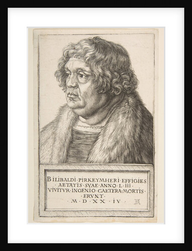 Willibald Pirckheimer, 1524 by Albrecht Dürer