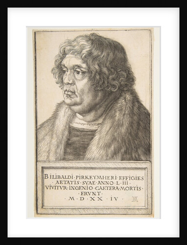 Willibald Pirckheimer, 1524 by Albrecht Dürer