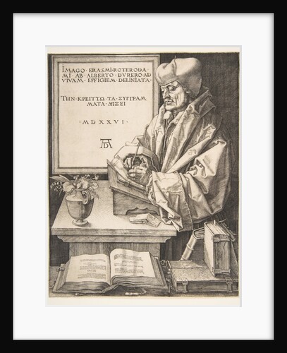 Erasmus of Rotterdam, 1526 by Albrecht Dürer